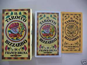RARE DAL NEGRO BIZARRO TAROCCO TAROT CARDS FRANCO BRUNA  