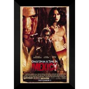  Once Upon a Time in Mexico 27x40 FRAMED Movie Poster: Home 
