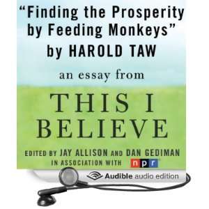   This I Believe Essay (Audible Audio Edition): Harold Taw: Books