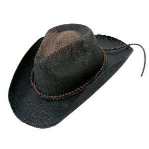  Peter Grimm Black Leather Band Drifter Hat: Toys & Games