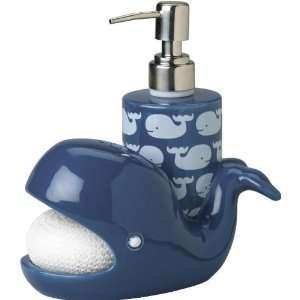   : Ocean Whale Kitchen Sink Scrubby Pump Holder Combo: Home & Kitchen