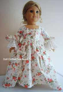 Doll Clothes fits American Girl Elizabeth BEAUTIFUL Gown & Shoes 