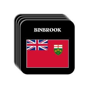  Ontario   BINBROOK Set of 4 Mini Mousepad Coasters 