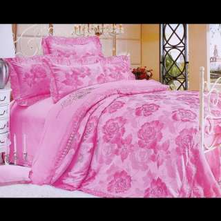Pcs Pieces Cotton Bedding Comforter Set Bedroom Full Queen King Bed 