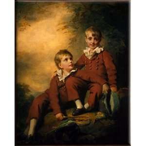  The Binning Children 13x16 Streched Canvas Art by Raeburn 