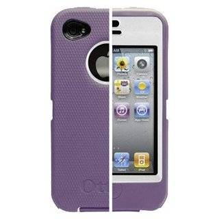 New OtterBox Defender Series Apple iPhone 4G White Plastic / Purple 
