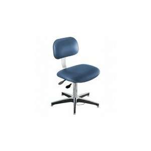   17 22 ESD Safe Black Fabric Chair with Aluminum Base: Office Products