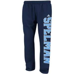 adidas Spelman College Jaguars Navy Blue Word Plus Fleece Sweatpants 