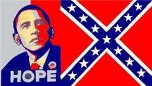 Barack Obama Hope Confederate Flag 3 ft x 5 ft Banner  
