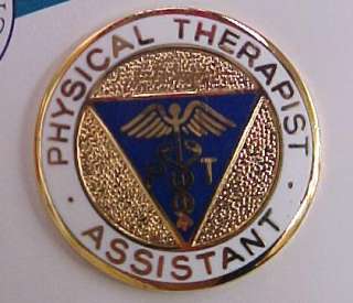 Physical Therapist Assistant Medical Emblem Pin NIB  