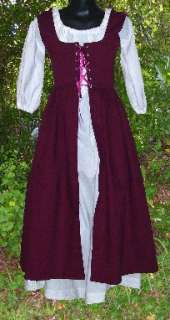 Renaissance Medieval Clothing Lass Overdress  
