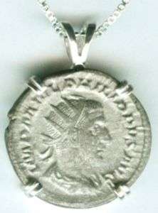   Denarius Emperor Philip the Arab Goddess of Peace Pax AD244  
