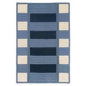   Colonial Mills Simply Home bl40 Braided Rug Blue 5x7: Home & Kitchen