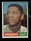 FL) 1961 Topps # 368 BENNIE DANIELS Washington Senators