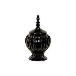  Urban Trends 21132 14 Black Ceramic Vase: Home & Kitchen