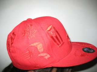 PuertoRico Embroidered Hat in Red,Black or White XLarge  