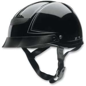  Z1R Vagrant Pinstripe Black Half Helmet 01030645 Sports 