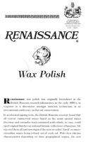 Renaissance Wax 2.25 oz   ARE YOUR ARTIFACTS PRESERVED?  