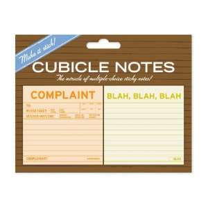   Cubicle Notes 2 Pack Complaint and Blah Blah Blah