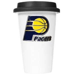  Sports NBA PACERS 12oz Double Wall Tumbler with Silicone 
