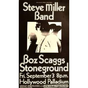   Pacific Presentations Steve Miller Band 13x22 Concert Poster