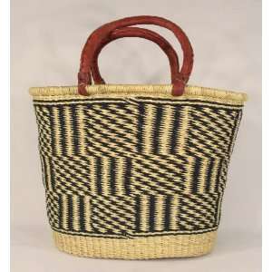   TKUGA Dome African Basket Shopper Tote  