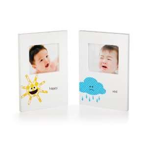  Pearhead Happy and Sad Frame (White) Baby