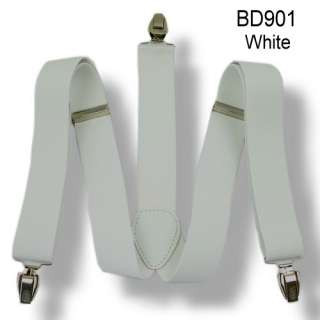 New Unisex Adjustable Clip on Suspenders braces B5  