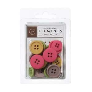   Plastic Buttons Elements (American Crafts): Arts, Crafts & Sewing