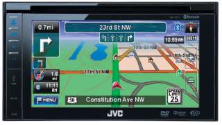 JVC KW NT1 6.1 DVD/CD/MP3 TFT LCD Touchscreen Monitor GPS Navigation 
