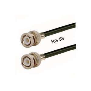  RG 58 Cable, BNC Male to BNC Male, 3ft 