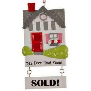  Personalized Real Estate Christmas Ornament
