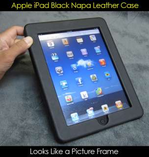 Genuine Napa Leather Picture Frame Case for Apple iPad  