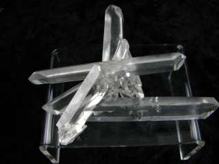 Double Terminated Quartz Crystal Cluster Tibet 1003  