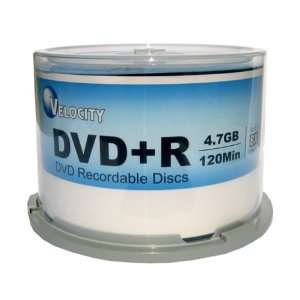  Velocity DVD+R 8X 4.7GB (50 Spindle) Electronics