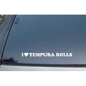  I Love Tempura Rolls Vinyl Decal Stickers: Everything Else