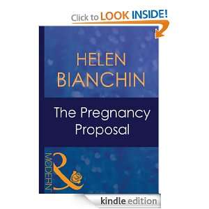 The Pregnancy Proposal Helen Bianchin  Kindle Store