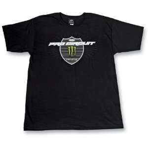  Pro Circuit Shield T Shirt , Color Black, Size Md 
