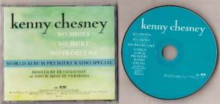 KENNY CHESNEY WORLD RADIO SPECIAL NO SHOES NO SHIRT NO PROBLEMS USA 