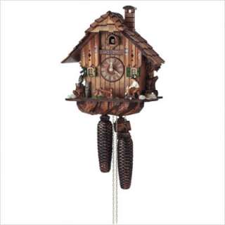 Schneider 12 8 Day Movement Cuckoo Clock with Owl and Squirrel 8T 