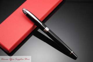 BAOER 517 Bright Black Fountain Pen M Nib Brand New  