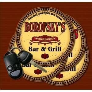  BOROFSKYS Family Name Bar & Grill Coasters Kitchen 