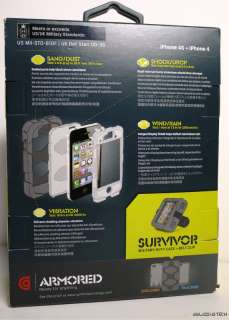   Duty Extreme Hard Case Belt Clip iPhone 4 4S Black 685387328888  