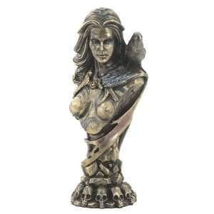 Morrigan Celtic Goddess Bust Sculpture 