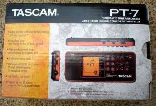 Tascam PT 7 Chromatic Tuner/Recorder  