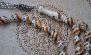 Prayer beads Camel Bone & Amber Komboloi Tasbih  