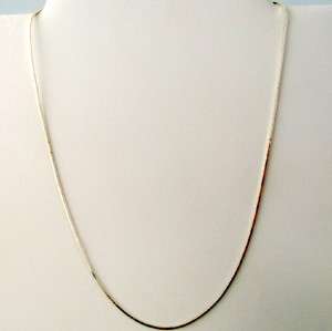 NEW Tarnish Free Sterling Necklace liquid Snake Chain Necklace 16 $55 
