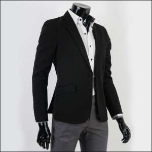 Mens Casual Slim Blazer & Sport Coat Jacket M XXL 6col  