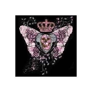  T shirts Goth Tattoo Designs Skull Crown Butterfly Xl 