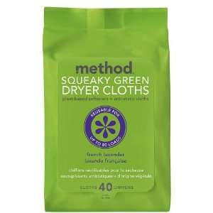    Method Dryer Sheets   French Lavender   40 ct